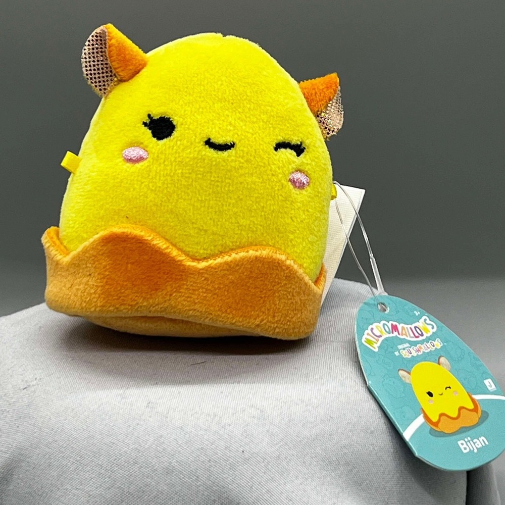 Squishmallow Micromallow   - "Bijan the Dumbo Octopus"  MM2 #130‎ NWT 2.5"